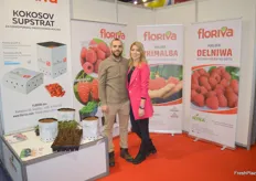 Floriva are raspberry and strawberry producers who produce plants with varieties from Italy, Poland and Hungary to sell to Serbian producers says Milos Perisic and Irena Ristvojevic